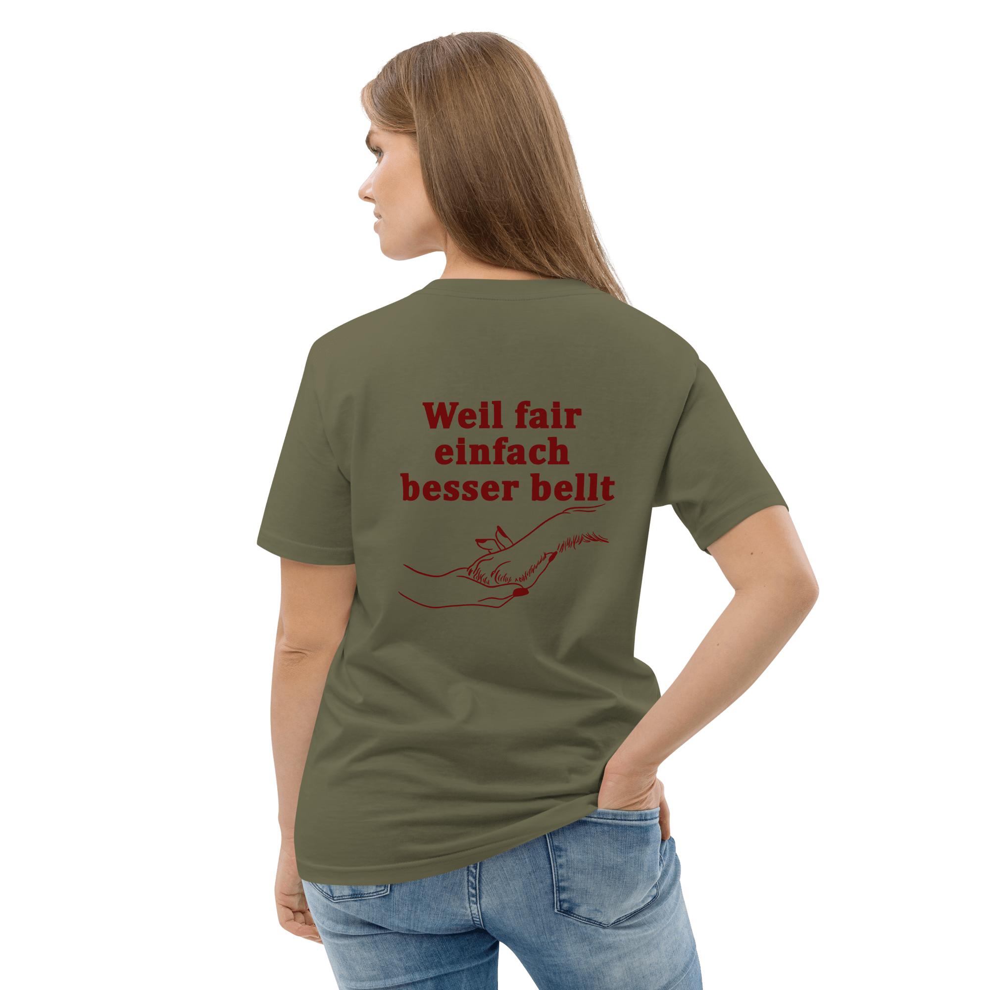 Pfote - hochfair Bio - Shirt – Weil fair einfach besser bellt - Pfote HochFair