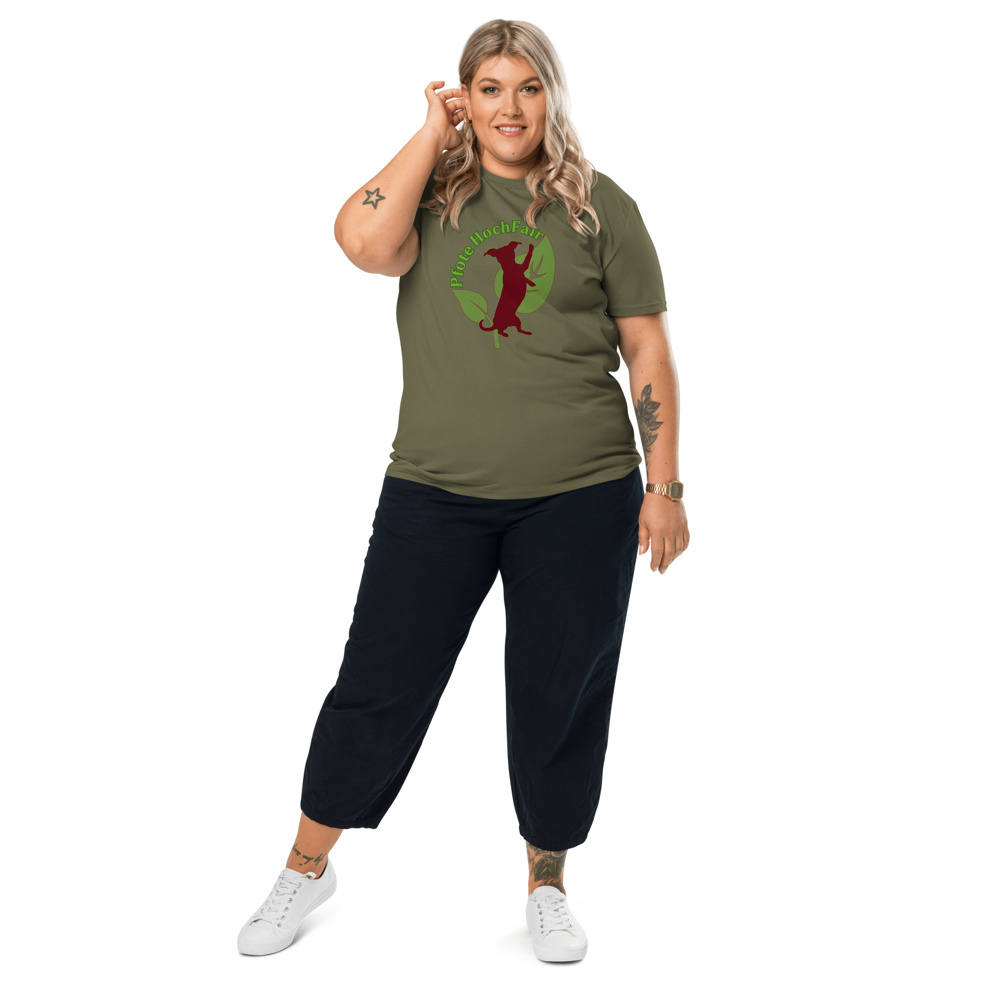 Pfote - hochfair Bio - Shirt – Weil fair einfach besser bellt - Pfote HochFair