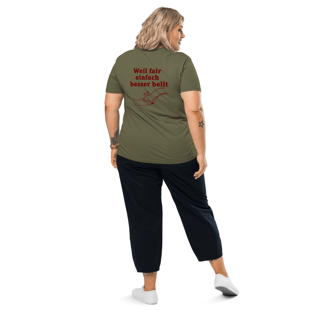 Pfote - hochfair Bio - Shirt – Weil fair einfach besser bellt - Pfote HochFair