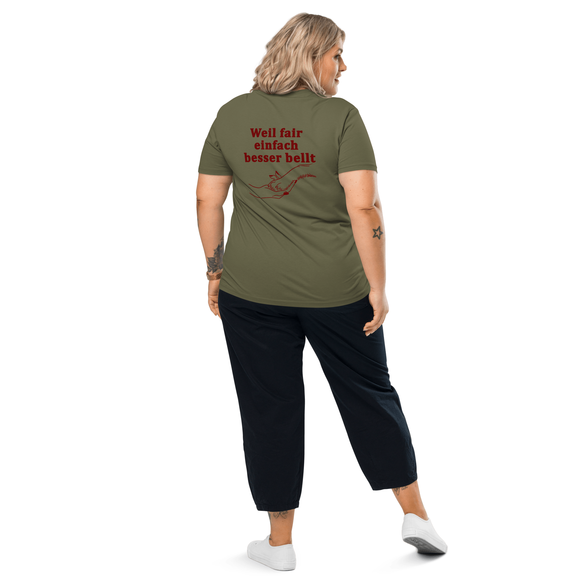 Pfote - hochfair Bio - Shirt – Weil fair einfach besser bellt - Pfote HochFair